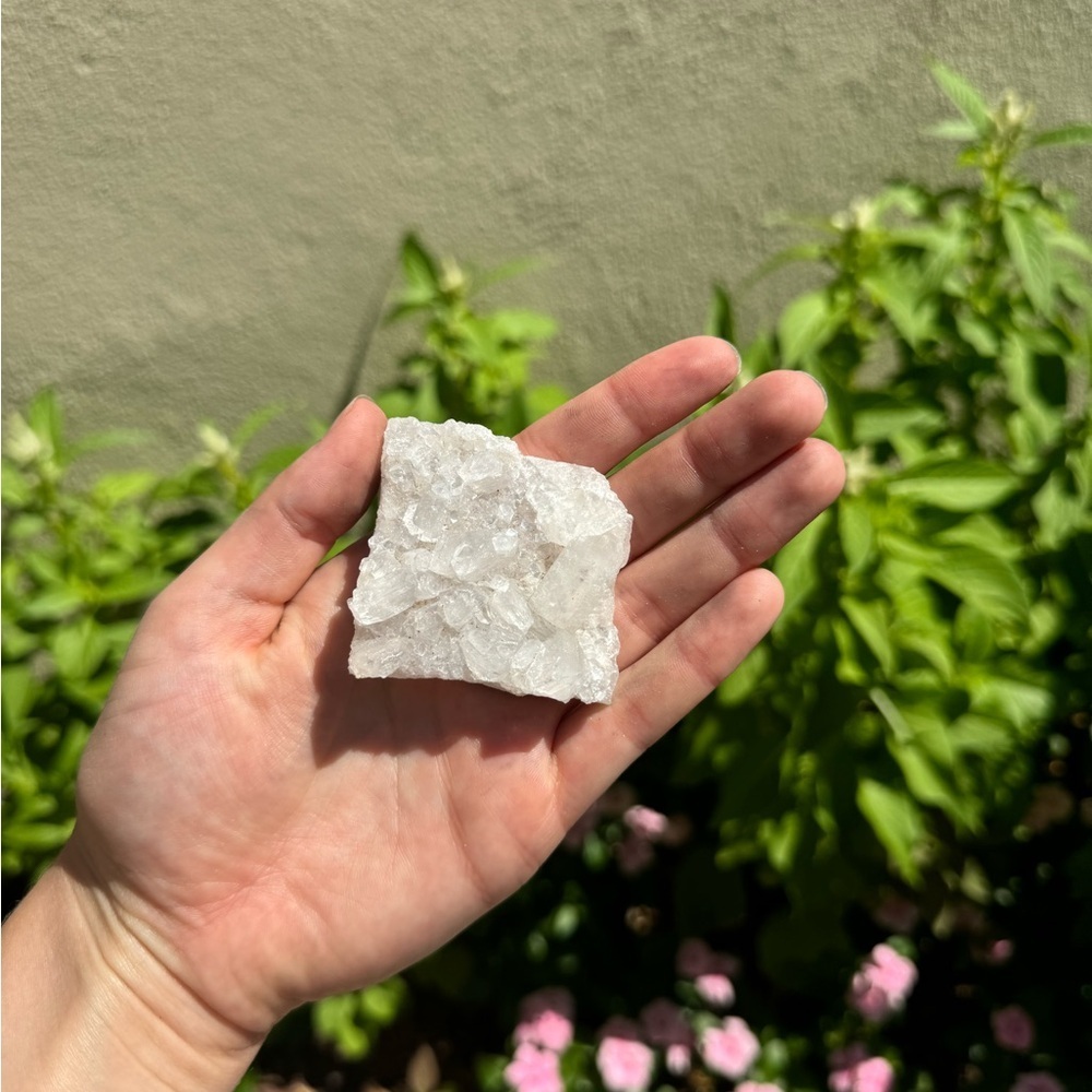 Small Clear Quartz Crystal Cluster‎